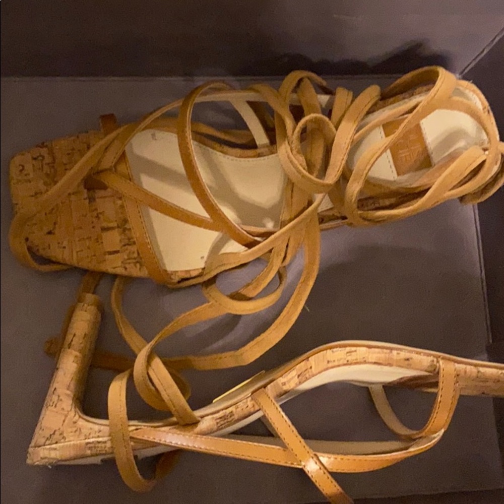 Tan shoes